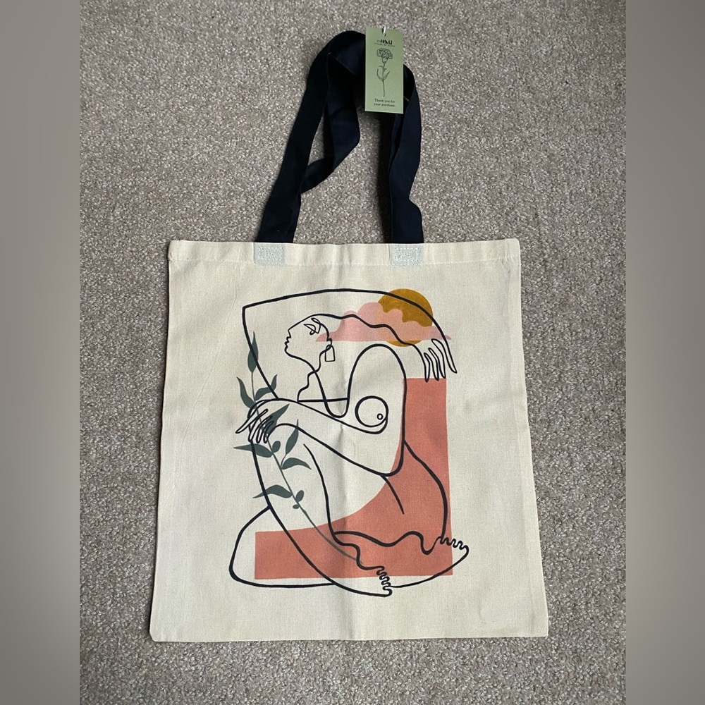 House of Aama Canvas Tote. NWT.